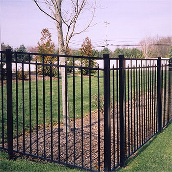 photo of 54"  Alumina 175D Alternating Picket Pool Fence