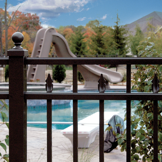 Residential UAF-250 in Height 36" to 72" Ultra Aluminum Fence