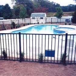 photo of 48" 2-Rail Aluminum Fence