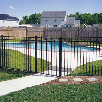 photo of 54" 3-Rail Aluminum Fence