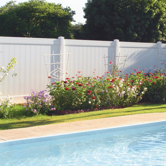 Lakeland by Country Estates - In White - "In Stock" 6 FT. X 8 Ft. Section